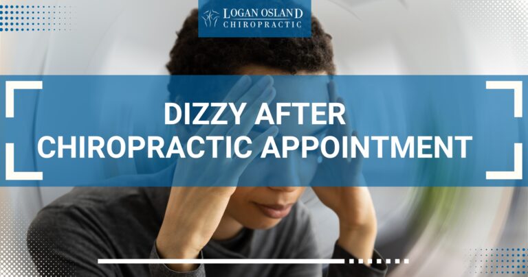 The image showcases a representation of dizziness after chiropractic appointment.